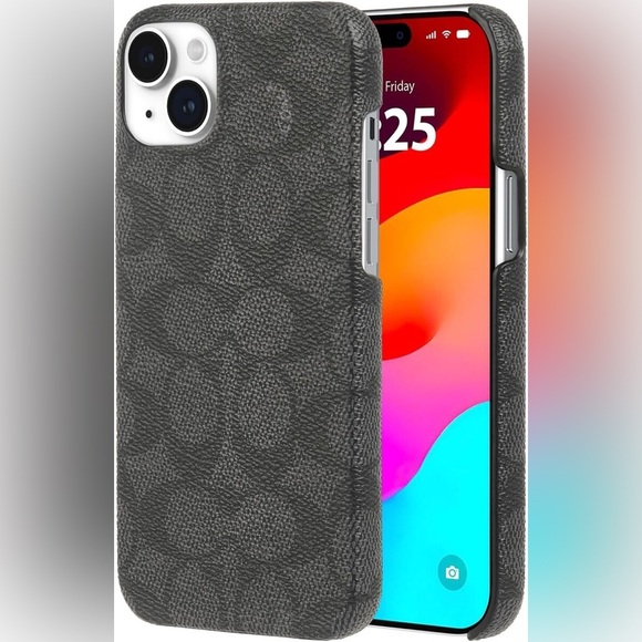 Coach Signature Canvas Slim Wrap iPhone 15 Plus Case - Picture 5 of 6